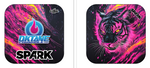 Neon Tiger design